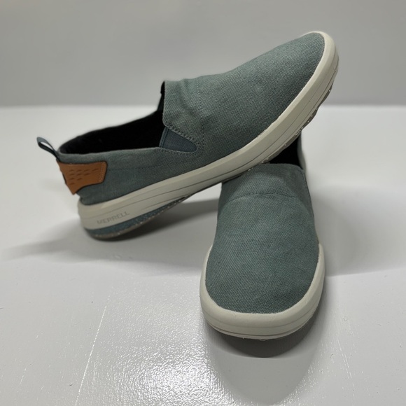 Men’s Merrell Gridway Moc Slip On Shoes With Vibram Sole Size 8.5 - Picture 2 of 6